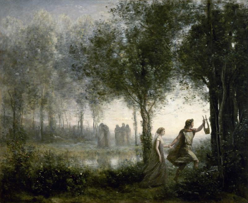 Orpheus đã dùng tài năng âm nhạc của mình để mê hoặc tất cả những người bảo vệ thế giới ngầm Hy Lạp và thuyết phục Hades và Persephone phóng thích cho người vợ Eurydice. (Ảnh: Pinterest)
