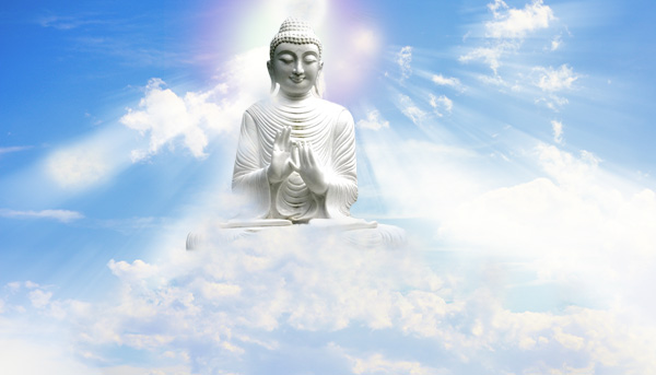 Phật quang trải khắp nhân gian. (Ảnh ET tổng hợp)